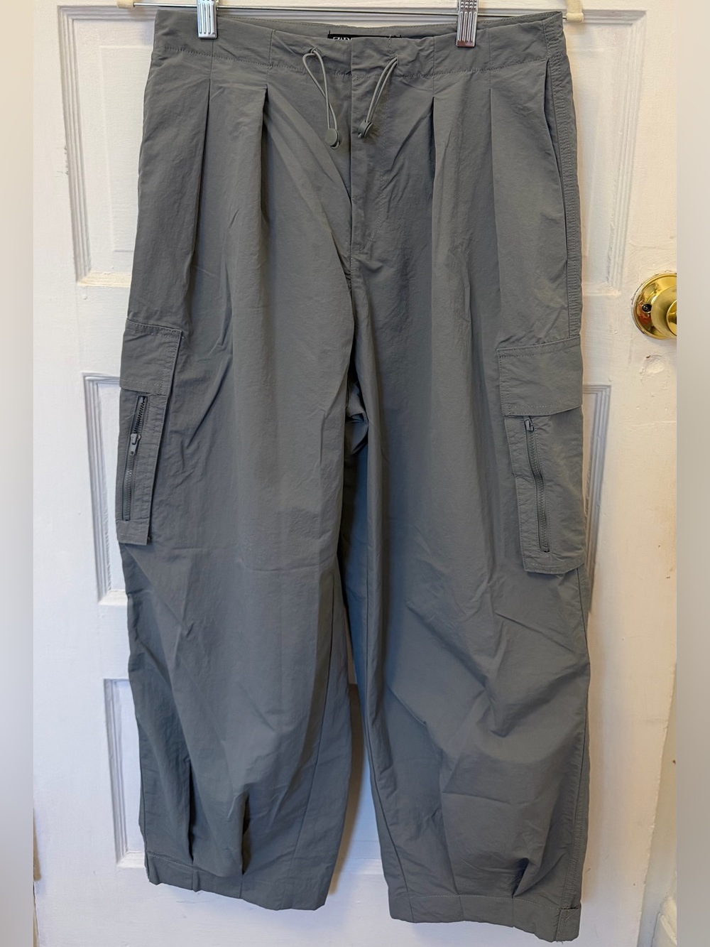 Gray Cargo Pants – Lightweight Trousers women’s from Zara